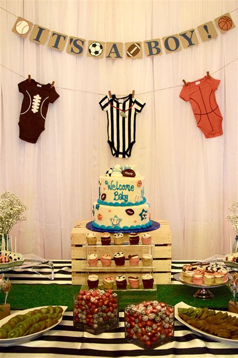 sports theme baby shower games
