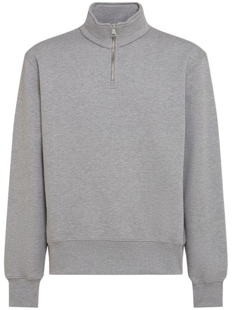 Half-zip cotton sweatshirt - The Core - Men | Luisaviaroma