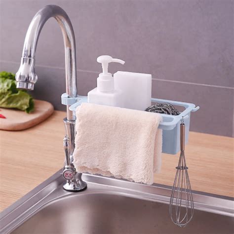 Buy Adjustable Plastic Kitchen Sink Caddy Organizer Online - 99wholesale
