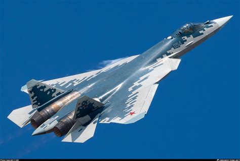 054 Russian Federation Air Force Sukhoi T-50 (Su-57) Photo by HJM | ID ...