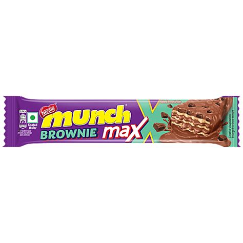 Buy Nestle Munch Brownie Max - Coated Wafer Online at Best Price of Rs ...
