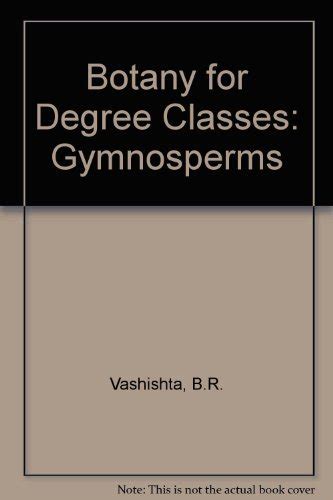Buy Botany for Degree Classes: Gymnosperms Book Online at Low Prices in ...