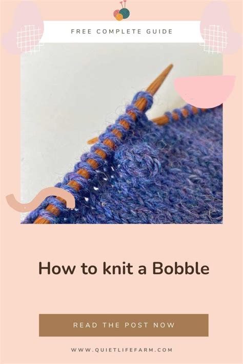 How to Knit Bobbles Tutorials 的图像结果