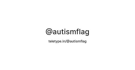 Autism Flag — Teletype