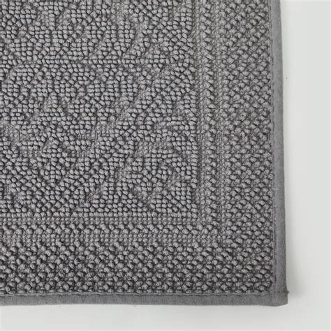 Buy Corsica Essentials Cotton Bath Mat Grey 43x60cm from Corsica by ...