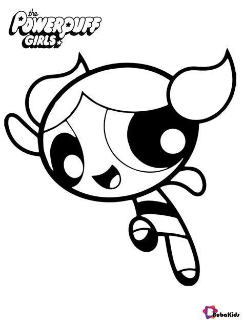 Powerpuff Girls Bubbles Coloring Pages