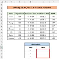 Image result for Using Large Function in Excel