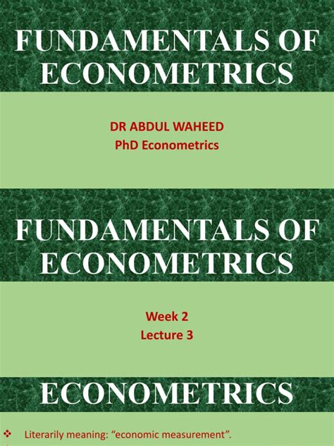 Econometrics Lecture Notes PDF 的图像结果