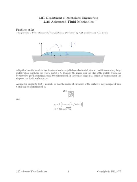 Image result for MIT OpenCourseWare Surface Tension