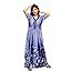 G4Girl Women's Satin Silk Geometric Print Maxi Kaftan Nighty Gown (Free ...