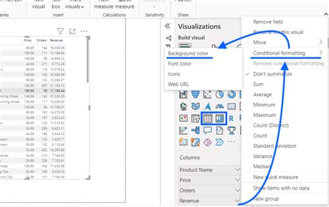 Image result for Power BI Conditional Formatting Tooltips