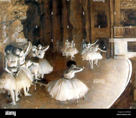 'Degas Dance Class' by Edgar Degas captures a moment in a ballet dance ...