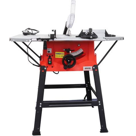 Buy Excel 250mm 10" Table Saw 1800W/240V ~ 50Hz with Legstand Side ...