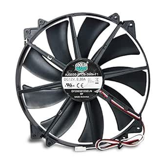 CoolerMaster 200 20cm ultra-quiet chassis fan A20030-07CB-3MN-F1 20 ...