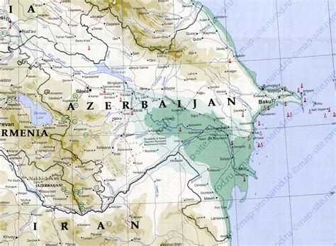 Map of Azerbaijan