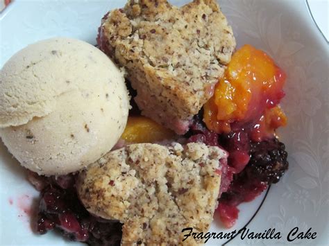 Vegan Peach and Blackberry Cobbler with Pecan Biscuits | Fragrant ...