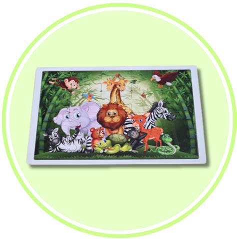 Buy animals jungle theme jigsaw puzzle online | TFM – The Funny Mind