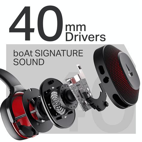 boAt Rockerz 413 – Wireless Headphones with 40mm Drivers, BEAST™ Mode ...