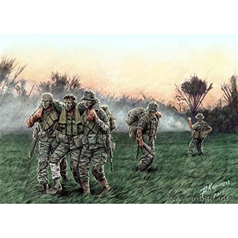 Master Box Head For The Huey! Us Soldiers Vietnam (5) Figure Model ...