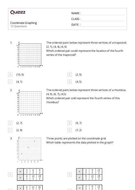 50+ Graphing Data worksheets for 5th Class on Quizizz | Free & Printable