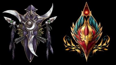 Warcraft elven logos | Warcraft, World of warcraft, Elven