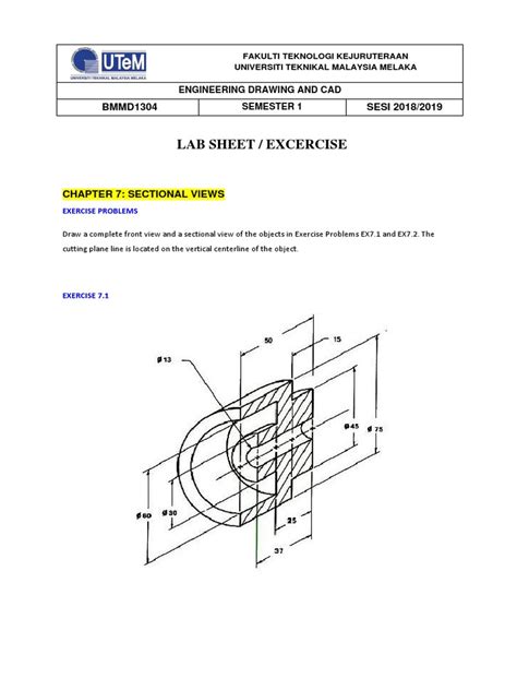 Image result for Sectional View Examples PDF