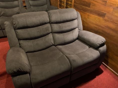 OLIVE Furniture Fabric 3+2+1 Recliner Sofa 6 Seater with Non-Corrosive ...