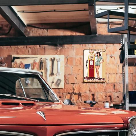 dingleiever-Bettie's Service Station Pin Up Girl India | Ubuy
