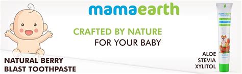 Mamaearth 100% Natural Berry Blast Kids Plaque Removal Toothpaste 50 Gm ...