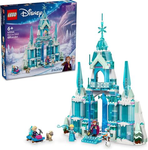 Amazon.com: LEGO Disney Frozen Elsa's Ice Palace Building Set for Kids ...