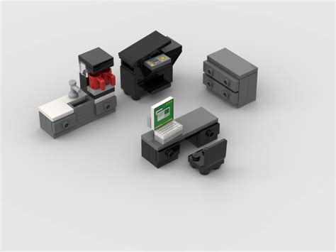 Image result for LEGO Office Furniture Tutorial