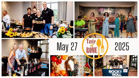 Taste of Rome 2025, Courtyard By Marriott Rome, Ga, 27 May 2025 | AllEvents
