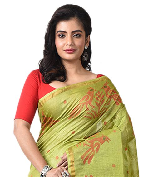 handloom jamdani silk sarees – GoSwadeshi