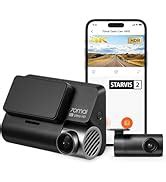 70mai A810 True 4K HDR Dual Dash Cam, Built-in GPS Logger, ADAS, Sony ...