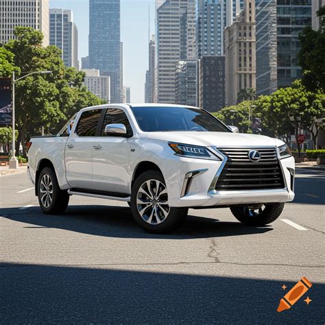 2023 Lexus GX truck against white background on Craiyon