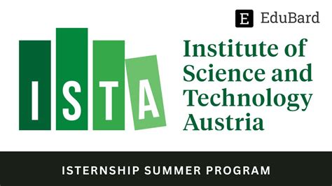ISTA | Summer Internship Program for Bachelor and Master's students ...