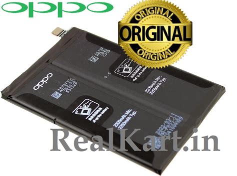 Original Oppo BLP855 Battery For Reno6 Pro 5G / Reno7 5G / Find X3 Neo ...