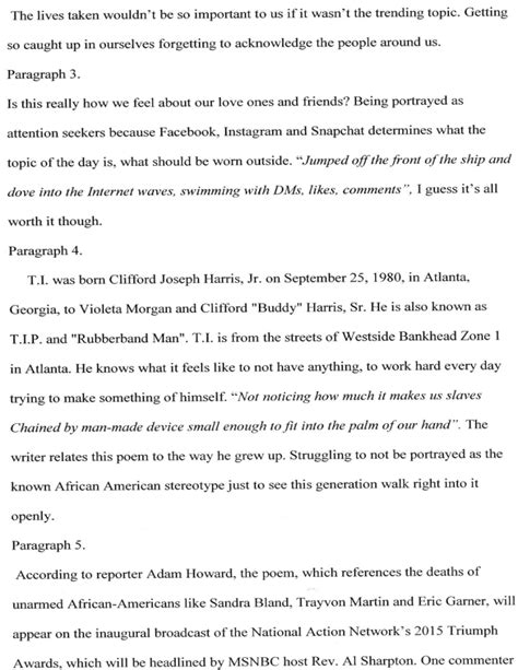 Image result for Textual Analysis Outline Example