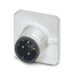 SACC-SQ-M12MSD-4CON-20-L180 - Device connector front mounting - 1456394 ...