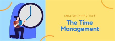 English Typing Test - The Time Management | Anop Typing Tutor