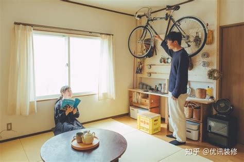 日本小两口的幸福之家，全屋收拾得整整齐齐，连自行车都挂在墙上 - 知乎
