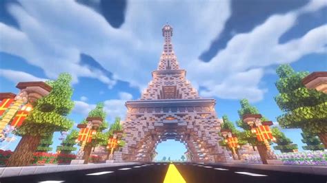 Eiffel Tower Minecraft Tutorial Commentary 的图像结果