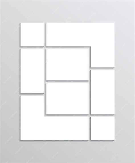 Fotocollage-Layout Moodboard-Raster Moodboard-Vorlage Album Brandboard ...