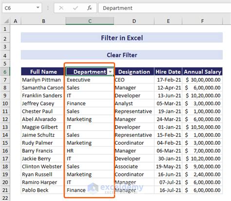 Image result for Excel Remove Filter From One Column