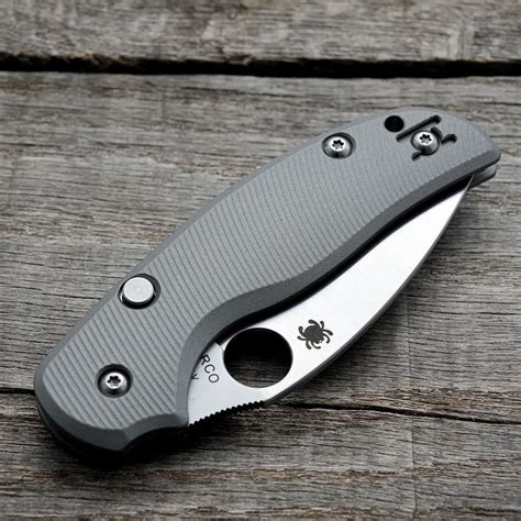 Spyderco Sage 6 S30V Knife + AWT Sage 6 Agent Scales Installed