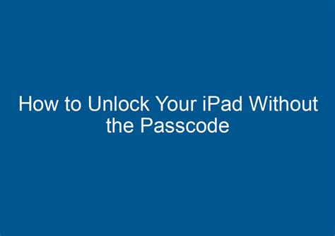 Free Software to Remove iPad Passcode 的图像结果