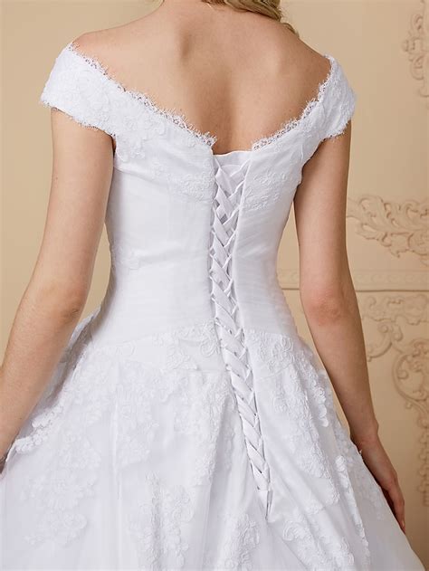 Engagement Ball Gown Wedding Dresses Cathedral Train Formal Open Back ...