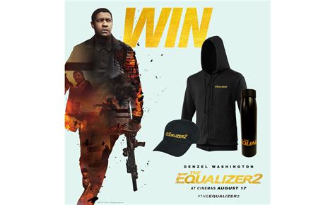 Win movie merchandise with The Equalizer 2 - HeyUGuys