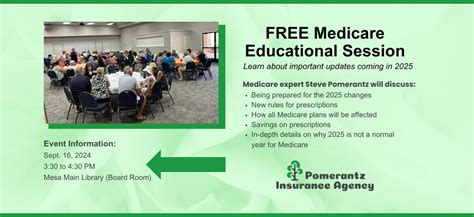 Learn about Medicare in 2025, Mesa Public Library, 16 September 2024 ...