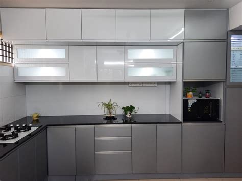 Aluminium Modular Kitchen Cabinet in Bangalore | Aluminium Interiors
